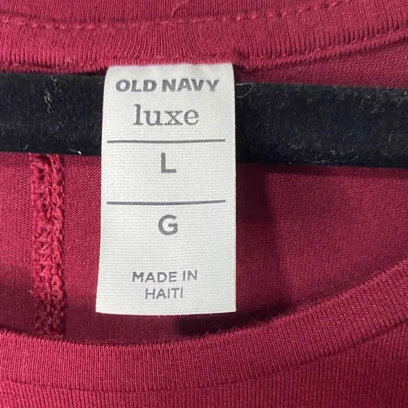 Women’s Tank Top Sleeveless Tunic Burgundy - Picture 2 of 4